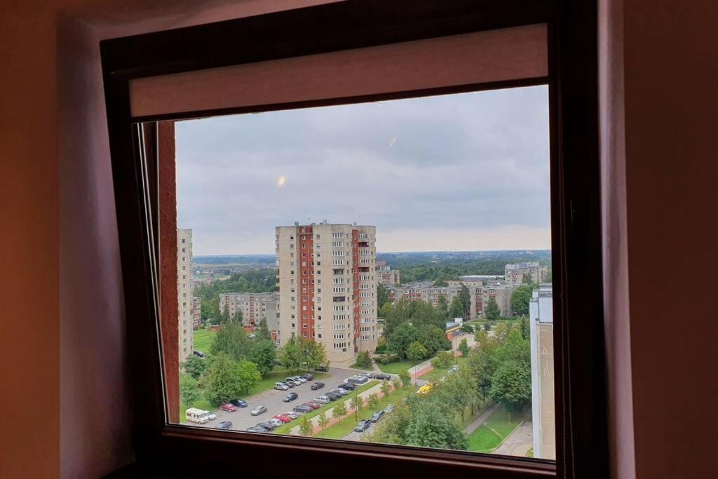 2 Bedroom 80 sqm flat in Šiauliai-in 14 floor Exterior foto